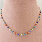 Chocker de ojitos colores